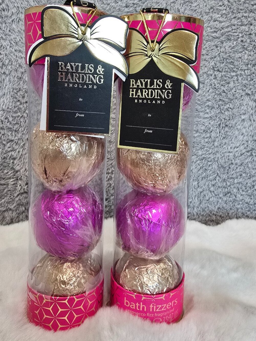 Baylis & Harding England Luxury Bath Fizzer Set of 2 packs 8 Total